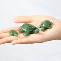 Hand Carved Jade Animals - Turtles #2309