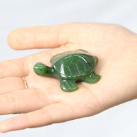 Hand Carved Jade Animals - Turtles #2309