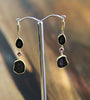 14k Gold Natural Geode Earrings #18GE002