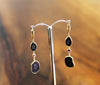 100% NATURAL GEODE EARRINGS 14K 天然晶洞耳饰 18GE002