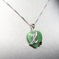 Canadian Jade Heart Pendant #1135