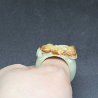 JADEITE THUMB RING #1910