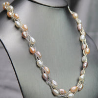 18.5" HAND MADE PEARL NECKLACE #1587