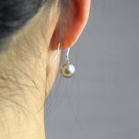 14k Tahitian Saltwater Pearl Earrings #1614