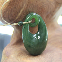 Canadian Nephrite Jade Pendant Necklace #1115