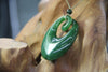 Canadian Nephrite Jade Pendant Necklace #1115