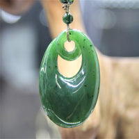 Canadian Nephrite Jade Pendant Necklace #1115