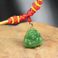 SIBERIAN JADE BUDDHA PENDANT #1704