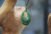 MUYU SHAPE JADE PENDANT #1089