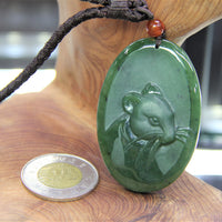 JADE MOUSE PENDANT#1795