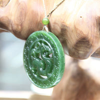 Canadian Jade Dragon Necklace #1139