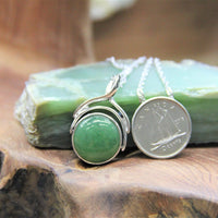 Canadian Jade Double-Sided Pendant #1092