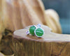 10mm Classic Jade Earrings #1075