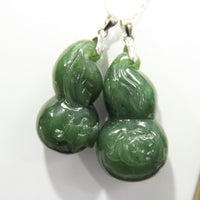 Canadian Jade Fulu Pendant Pair #1117