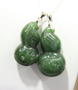 Canadian Jade Fulu Pendant Pair #1117