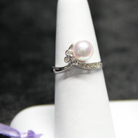 7.5MM JAPANESE AKOYA SALT SEA PEARL RING #1648