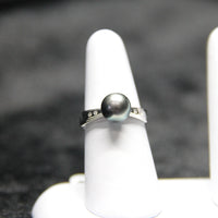 8.5mm Tahitian Saltwater Pearl Ring #1649