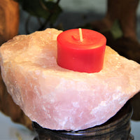 Rose Quartz Candle Holder #1964