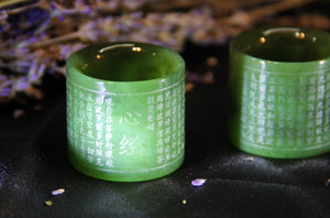 Jade on sale thumb ring