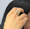 14K Diamond Ring Stacking Rings #1548