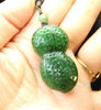 TWO PEANUTS JADE PENDANT #1293