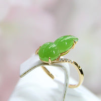 Siberian Nephrite Jade Ring #1604