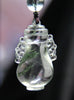 TOP GRADE NATURAL GREEN-PHANTOM CRYSTAL PENDANT #1571