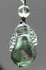 TOP GRADE NATURAL GREEN-PHANTOM CRYSTAL PENDANT #1571