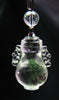 TOP GRADE NATURAL GREEN-PHANTOM CRYSTAL PENDANT #1571