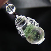 TOP GRADE NATURAL GREEN-PHANTOM CRYSTAL PENDANT #1571