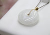 18k White Jade PI Harmony Pendant #1509