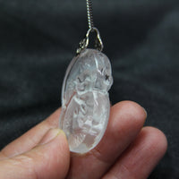 TOP GRADE ROCK CRYSTAL PENDANT #1570