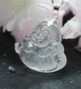 NATURAL ROCK CRYSTAL BUDDHA PENDANT #1826