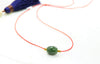 LUCKY CORD JADE PENDANT  #1163