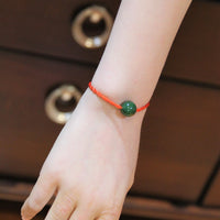 Jade Red String Bracelet #2129