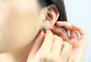 10mm Classic Jade Earrings #1075