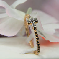 14K Diamond Ring #1542