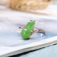 Siberian Nephrite Jade Ring #1604