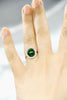 Jade Cabochon Ring #1602